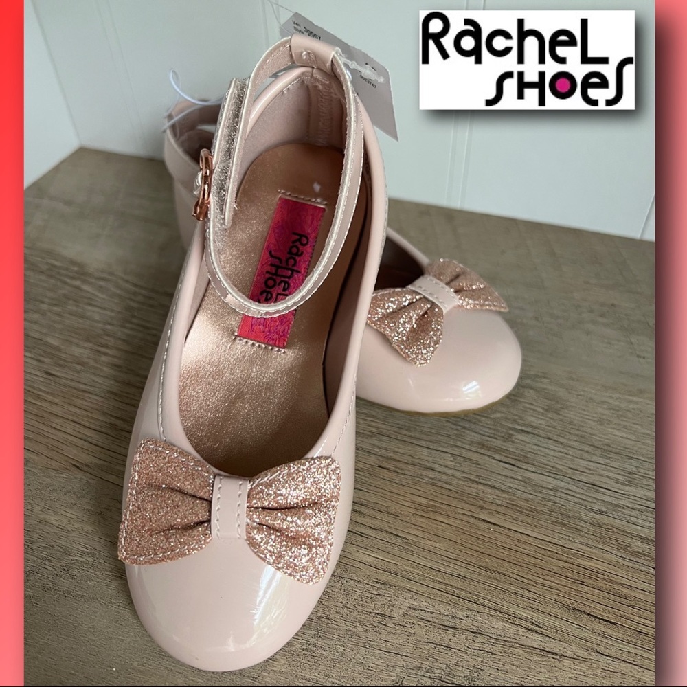 Rachel Shoes Beth Girls' Mary Jane  Mauve Patent Leather Dress Shoe
Size 11